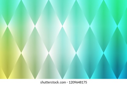 Light Green vector template with crystals, rectangles. Modern abstract illustration with colorful rectangles. Pattern for commercials.