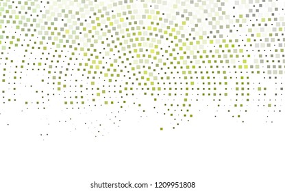 Light Green vector template with crystals, rectangles. Rectangles on abstract background with colorful gradient. Pattern for commercials.