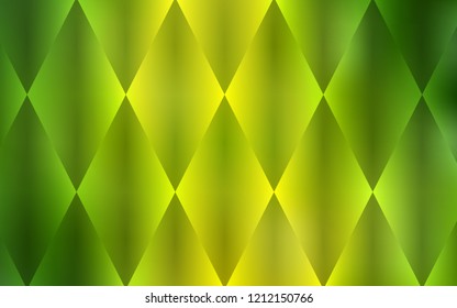 Light Green vector template with crystals, rectangles. Beautiful illustration with rectangles and squares. Best design for your ad, poster, banner.