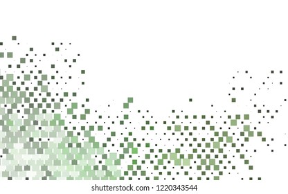 Light Green vector template with crystals, rectangles. Illustration with set of colorful rectangles. Smart design for your business advert.