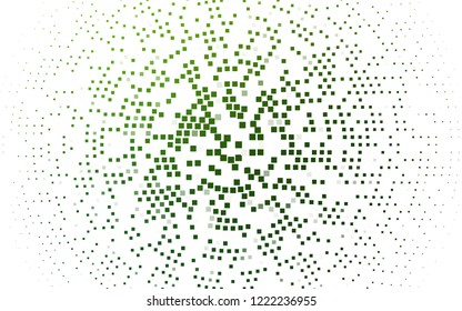 Light Green vector template with crystals, rectangles. Decorative design in abstract style with rectangles. Pattern for busines ad, booklets, leaflets