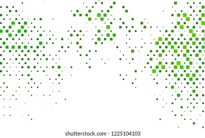 Light Green vector template with crystals, rectangles. Decorative design in abstract style with rectangles. Pattern for commercials.