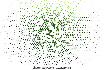 Light Green vector template with crystals, rectangles. Rectangles on abstract background with colorful gradient. Pattern for busines ad, booklets, leaflets