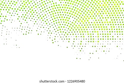 Light Green vector template with crystals, rectangles. Decorative design in abstract style with rectangles. Modern template for your landing page.