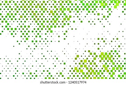 Light Green vector template with crystals, rectangles. Abstract gradient illustration with rectangles. The template can be used as a background.