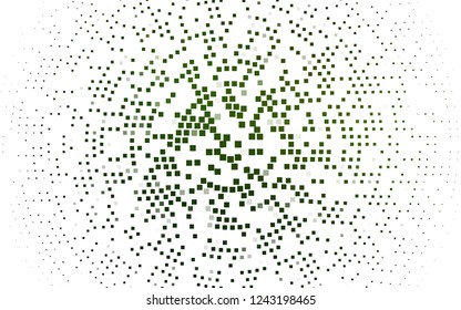 Light Green vector template with crystals, rectangles. Rectangles on abstract background with colorful gradient. Pattern for commercials.