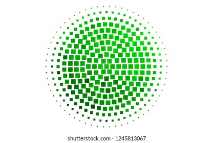 Light Green vector template with crystals, rectangles. Glitter abstract illustration with rectangular shapes. Pattern can be used for websites.