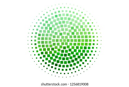 Light Green vector template with crystals, rectangles. Beautiful illustration with rectangles and squares. Pattern for commercials.