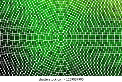 Light Green vector template with crystals, rectangles. Beautiful illustration with rectangles and squares. Smart design for your business advert.