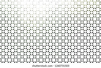 Light Green vector template with crystals, triangles. Abstract gradient illustration with triangles. Best design for your ad, poster, banner.