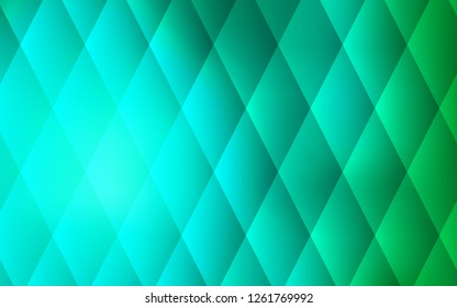 Light Green vector template with crystals, rectangles. Decorative design in abstract style with rectangles. Pattern for busines ad, booklets, leaflets