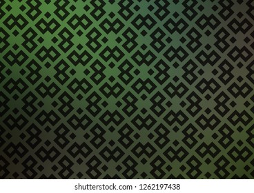 Light Green vector template with crystals, rectangles. Illustration with set of colorful rectangles. The template can be used as a background.