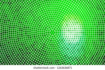 Light Green vector template with crystals, rectangles. Rectangles on abstract background with colorful gradient. Best design for your ad, poster, banner.