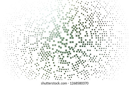 Light Green vector template with crystals, rectangles. Beautiful illustration with rectangles and squares. Smart design for your business advert.
