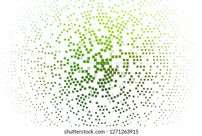 Light Green vector template with crystals, rectangles. Beautiful illustration with rectangles and squares. Smart design for your business advert.