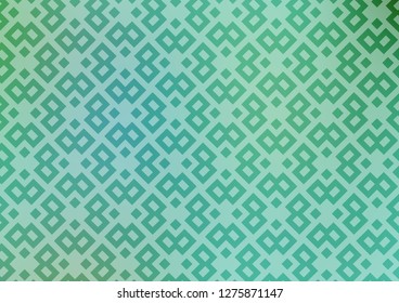 Light Green vector template with crystals, rectangles. Modern abstract illustration with colorful rectangles. Pattern can be used for websites.