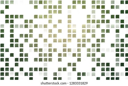 Light Green vector template with crystals, rectangles. Modern abstract illustration with colorful rectangles. Pattern can be used for websites.
