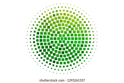 Light Green vector template with crystals, rectangles. Glitter abstract illustration with rectangular shapes. Pattern can be used for websites.