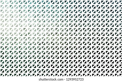 Light Green vector template with crystals, triangles. Illustration with set of colorful triangles. Modern template for your landing page.