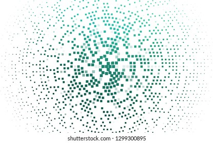 Light Green vector template with crystals, rectangles. Illustration with set of colorful rectangles. Best design for your ad, poster, banner.