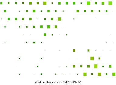Light Green vector template with crystals, rectangles. Illustration with set of colorful rectangles. Best design for your ad, poster, banner.