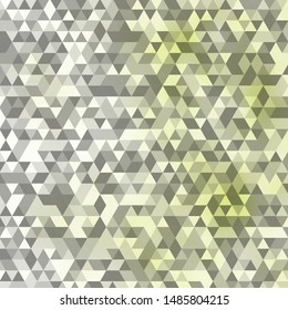 Light Green vector template with crystals, triangles. Triangles on abstract background with colorful gradient. Pattern for websites.