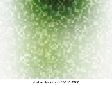 Light Green vector template with crystals, rectangles. Glitter abstract illustration with rectangular shapes. Pattern for busines ad, booklets, leaflets