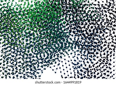 Light Green vector template with crystals, circles. Beautiful illustration with circles, triangles in nature style. Template for wallpapers.