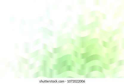 Light Green vector template with curved lines . Creative geometric illustration in marble style with gradient. A completely new marble design for your business.