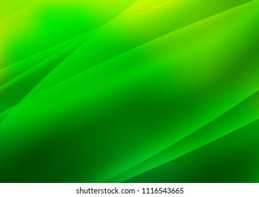 Light Green vector template with curved sticks. Glitter abstract illustration with colored sticks. Best design for your ad, poster, banner.