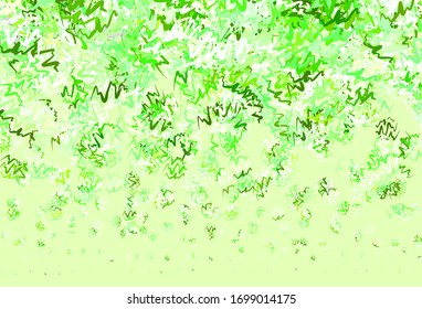 Light Green vector template with curved lines. Modern gradient abstract illustration with bandy lines. A new texture for your  ad, booklets, leaflets.