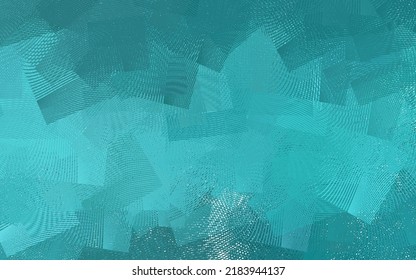 Hellgrüne Vektorvorlage mit geschwungenen Linien. Farbige Farbverlauf-Illustration im einfachen Stil mit Linien. Abstraktes Design für Ihre Website.