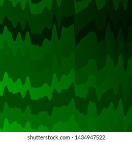 Light Green vector template with curves. Colorful illustration in circular style with lines. Smart design for your promotions.