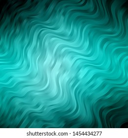 Light Green vector template with curves. Gradient illustration in simple style with bows. Smart design for your promotions.