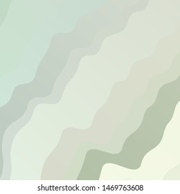 Light Green vector template with curves. Colorful illustration in circular style with lines. Template for your UI design.