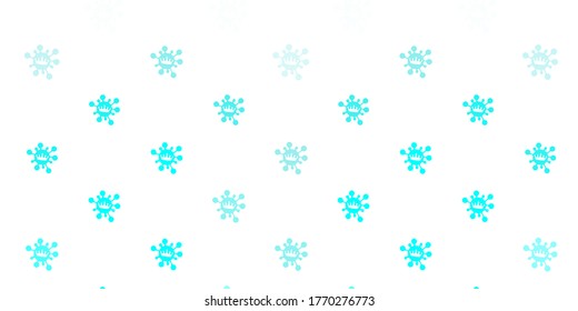 Light green vector template with flu signs. Colorful abstract illustration with gradient medical shapes. Wallpaper for health protection.