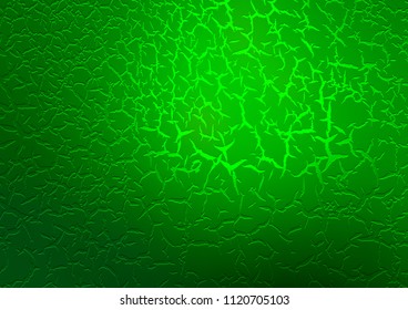 Light Green vector template with fractured shapes. A completely new color illustration in marble style. A new texture for your  ad, booklets, leaflets.