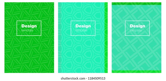 Light Green vector template for journals. Blurred decorative design in abstract style with textbox. Pattern notebooks, journals.