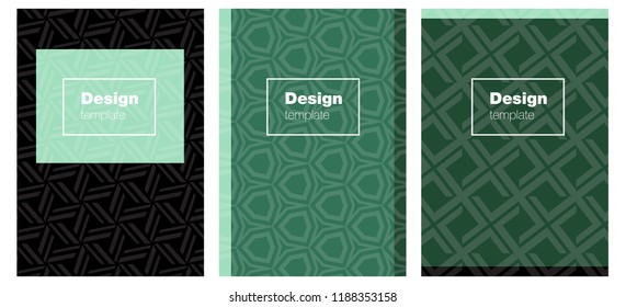 Light Green vector template for journals. Web interface on abstract background with colorful gradient. Pattern for leaflets, booklets.
