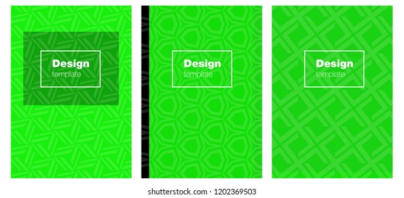 Light Green vector template for journals. Modern abstract design concept with colorful gradient. Design for cover of books, notepads.