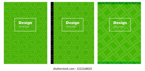 Light Green vector template for journals. Web interface on abstract background with colorful gradient. Pattern for leaflets, booklets.