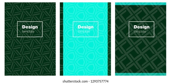Light Green vector template for journals. Web interface on abstract background with colorful gradient. Pattern for business books, journals.