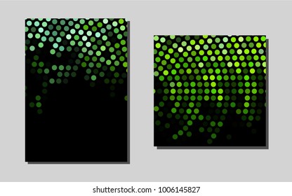 Light Green vector template for landing pages. Glitter abstract design concept with text box. Beautiful design for cover of notepads.