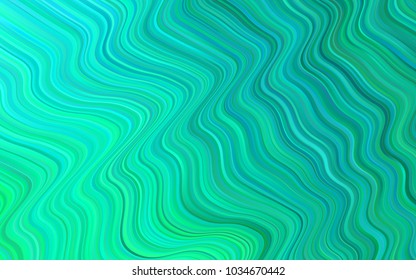 Light Green vector template with lava shapes. Creative geometric illustration in memphis style with gradient. Memphis design for your web site.