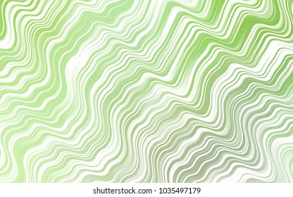 Light Green vector template with lava shapes. Shining illustration, which consist of blurred lines, circles. A completely new template for your business design.