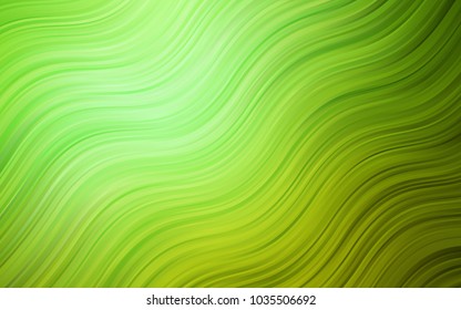 Light Green vector template with lava shapes. A sample with blurred bubble shapes. Marble style for your business design.