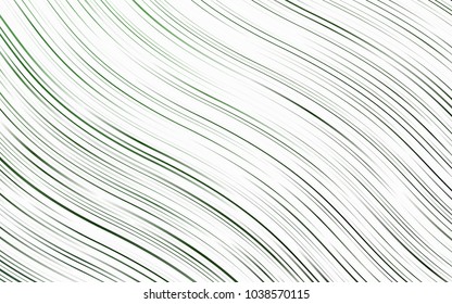 Light Green vector template with lava shapes. Colorful abstract illustration with gradient lines. A completely new template for your business design.