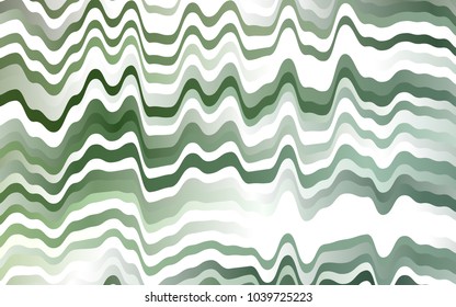 Light Green vector template with lava shapes. Blurred geometric sample with gradient bubbles.  Pattern for your business design.