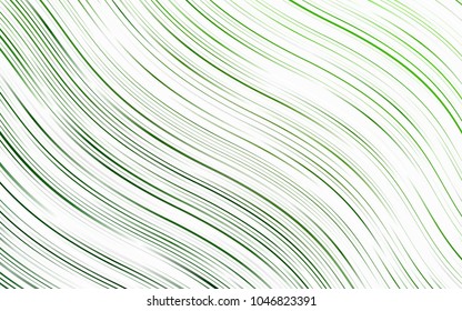 Light Green vector template with lava shapes. Glitter abstract illustration with wry lines. The elegant pattern for brand book.