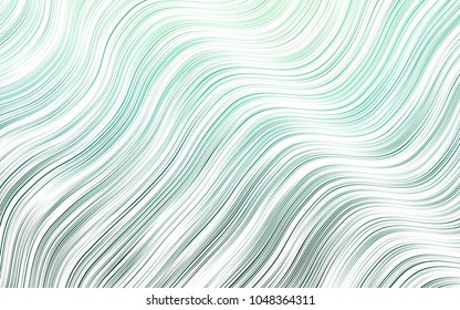 Light Green vector template with lava shapes. Creative geometric illustration in marble style with gradient. The elegant pattern for brand book.